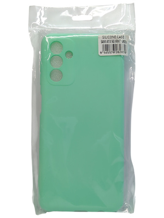 Etui Plecki do Samsung Galaxy A13 5G Silicone Case miętowy