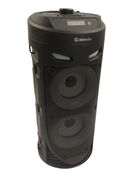 GŁOŚNIK DEFENDER CRASHBOOM BLUETOOTH 16W LED/BT/FM/USB/AUX/MIC/LCD KARAOKE
