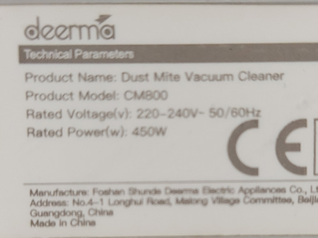 Odkurzacz Urządzenie Do Usuwania Kurzu Roztoczy Deerma Cm800 Uv 13000 Pa