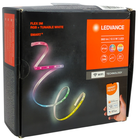 Taśma LED LEDVANCE FLEX 3M RGB WiFi 12.5W 960 lm 2700–6500 K IP44