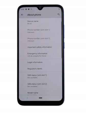 Smartfon Xiaomi Mi A3 4/64GB 6,08"
