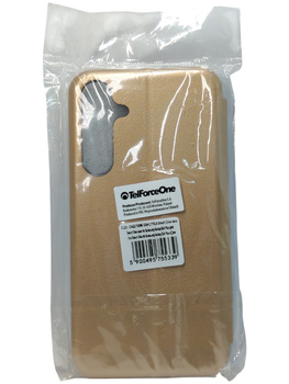 Etui Flip TelForceOne Samsung Galaxy S24 Plus Złote Magnetyczne