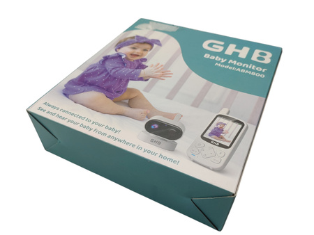 Elektryczna niania z kamerą monitorującą 720p HD GHB ABM800 kołysanki