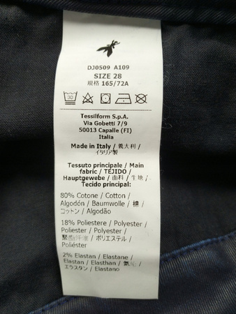 Spodnie damskie Ciemny Granat PATRIZIA PEPE ROZ.28
