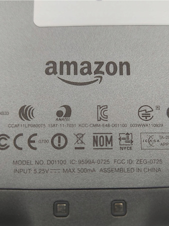 Czytnik e-book Kindle 4 D01100 Wi-Fi 6" E Ink 2GB szary