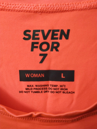 T-shirt damski SEVEN FOR 7 Rozmiar L POMARAŃCZOWY