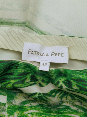 Spódnica biała z motywem roślinnym PATRIZIA PEPE ROZ.42