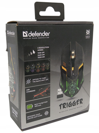 Mysz Bezprzewodowa Defender Trigger GM-934