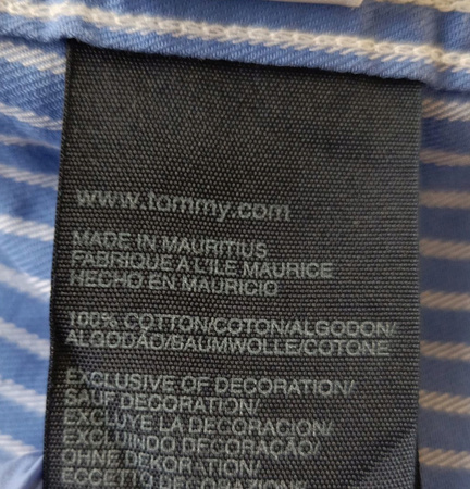 Koszula męska TOMMY HILFIGRER Roz. S NIEBIESKA