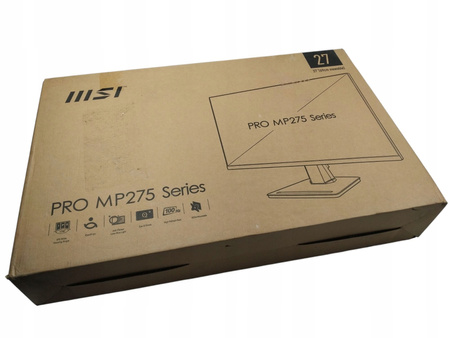 Monitor MSI Pro MP275 27" 1920x1080px IPS 100Hz 1 ms