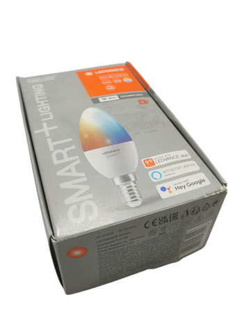 Inteligentna żarówka LED WiFi E14 5W 1 szt., świeczka, regulowana biel