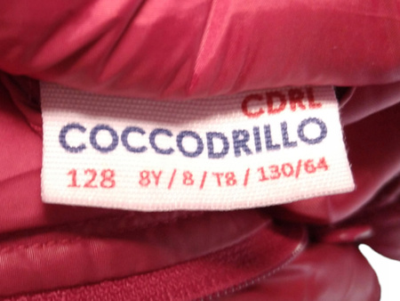 Kurtka dziecięca COCCODRILLO Rozmiar 128 Różowy