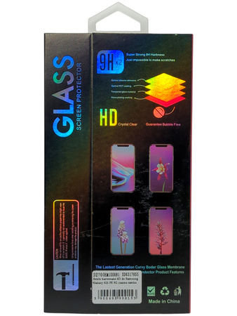 Szkło hartowane 6D czarna ramka do Samsung Galaxy S21 FE 5G