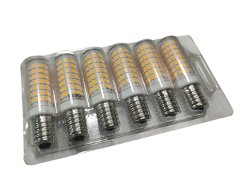 ŻARÓWKI LED E14 8W 700lm 3000K ciepłe białe światło LEDGLE 6 sztuk