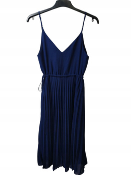 SUKIENKA PLISOWANA ASOS ROZMIAR 38 GRANATOWA