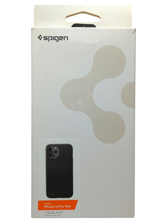 Etui Spigen Liquid Air iPhone 12 Pro Max, matowe czarne