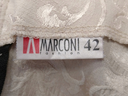 Sukienka MARCONI Rozmiar 42 BEŻOWA