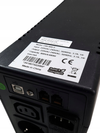 Zasilacz awaryjny UPS CertaUPS C60-800-S 800VA/480W