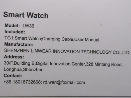 Smartwatch zegarek sportowy męski LW36 Czarny