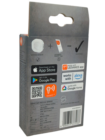 Czujnik Ruchu Bezprzewodowy Wewnętrzny SMART+ WiFi LEDVANCE