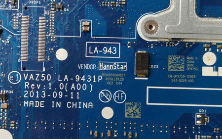 Płyta główna laptopa DELL VAZ50 LA-9431P i5-4210U