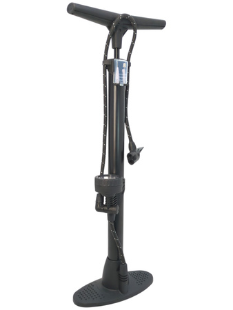 Pompka rowerowa podłogowa Seven for 7 70 cm manometr 12 bar czarna