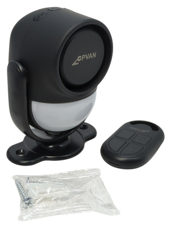 Czujnik ruchu CPVAN CP2 Pro 125dB alarm PIR 8m pilot