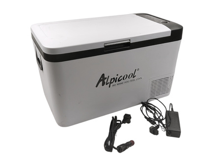 Alpicool K25 Elektryczna mini lodówka z zamrażarką 12 V/24 V DC biała 25L