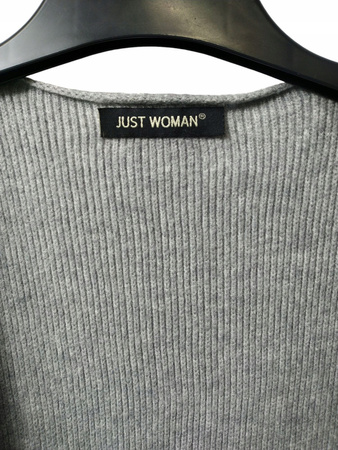Narzutka damska JUST WOMAN SZARA
