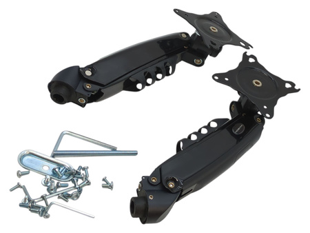 Uchwyt biurkowy Invision MX400 do 2 monitorów 19–32" VESA