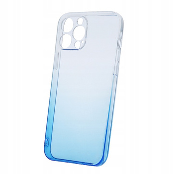 Etui Plecki do Iphone 14 Pro bezbarwne błękitne