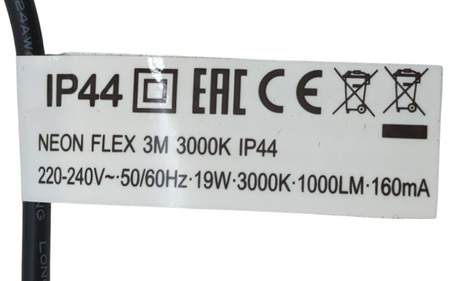 Taśma LED LEDVANCE Neon Flex 3M 19W 1860 lm 3000K IP44 biała ciepła