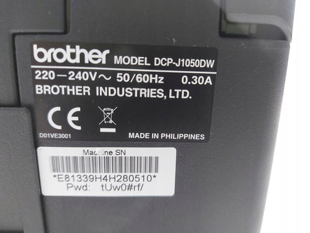 Urządzenie wielofunkcyjne Brother DCP-J1050DW Przebieg 20 stron