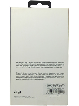 Etui z klapką kabura Prime Samsung Galaxy s21 FE czarne
