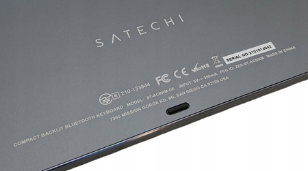 SATECHI Kompaktowa Podświetlana Klawiatura Bluetooth ST-ACBKM-DE