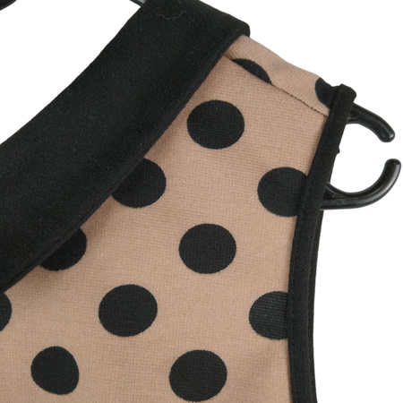 SUKIENKA DOROTHY PERKINS ROZMIAR 42 BEŻOWA W GROSZKI