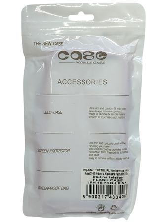 Etui Plecki Flash Case do Iphone 15 Pro jasnoróżowy