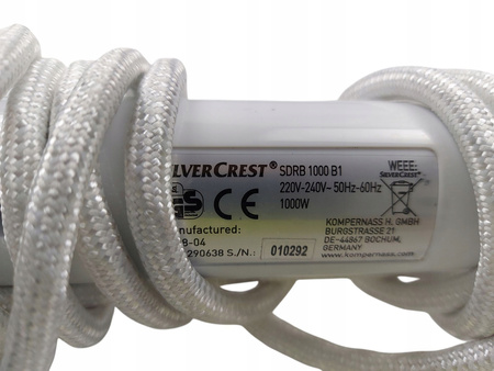SilverCrest SDRB 1000 B1 - ręczna parownica do ubrań 1000 W, 70 ml