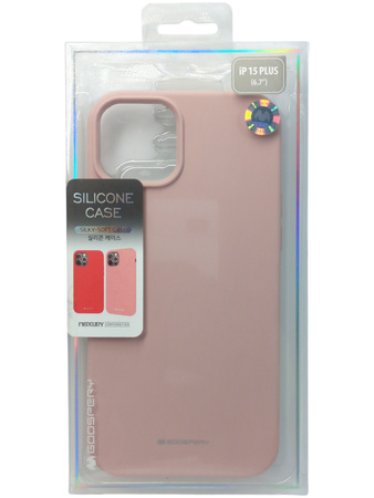 Plecki Etui Mercury do Apple iPhone 15 Plus różowy