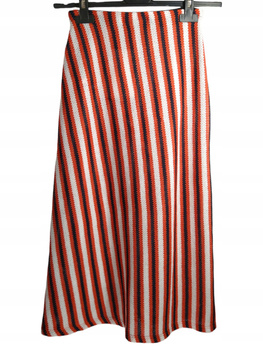 SPÓDNICA PULL&BEAR XS KOLOROWA W PASKI