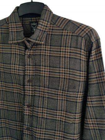 Koszula Męska Flanelowa w Kratę Van Laack Rozmiar: L