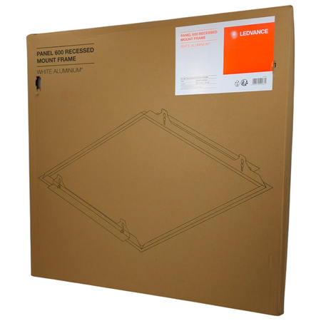 Ramka montażowa Ledvance Panel 600 wpuszczana biała 625mm