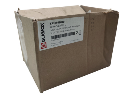 Lampa LED Glamox Leros Small KS08508010 9W 2700K IP67