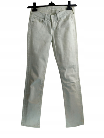 Spodnie damskie Białe 7 FOR ALL MANKIND ROZ.27