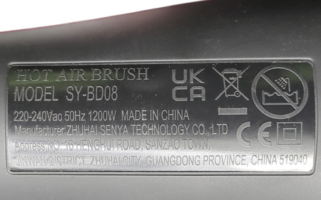 Suszarka szczotkowa Sawop SY-BD08 1200W 2 prędkości jonizacja