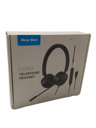 SŁUCHAWKI NAUSZNE NEW BEE H360 CZARNY