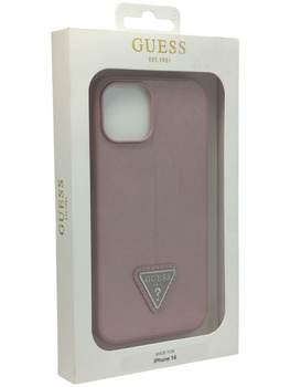 Oryginalne etui Plecki do Iphone 14 Case Guess róż