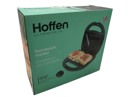 Opiekacz do kanapek Hoffen AK-2949 czarny 750 W