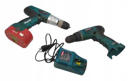 Zestaw 2 x Wiertarko-wkrętarki Makita 6347DWDE 24V