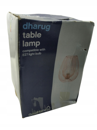 Lampa stojąca dekoracyjna GoodHome Dharug E27 miedź